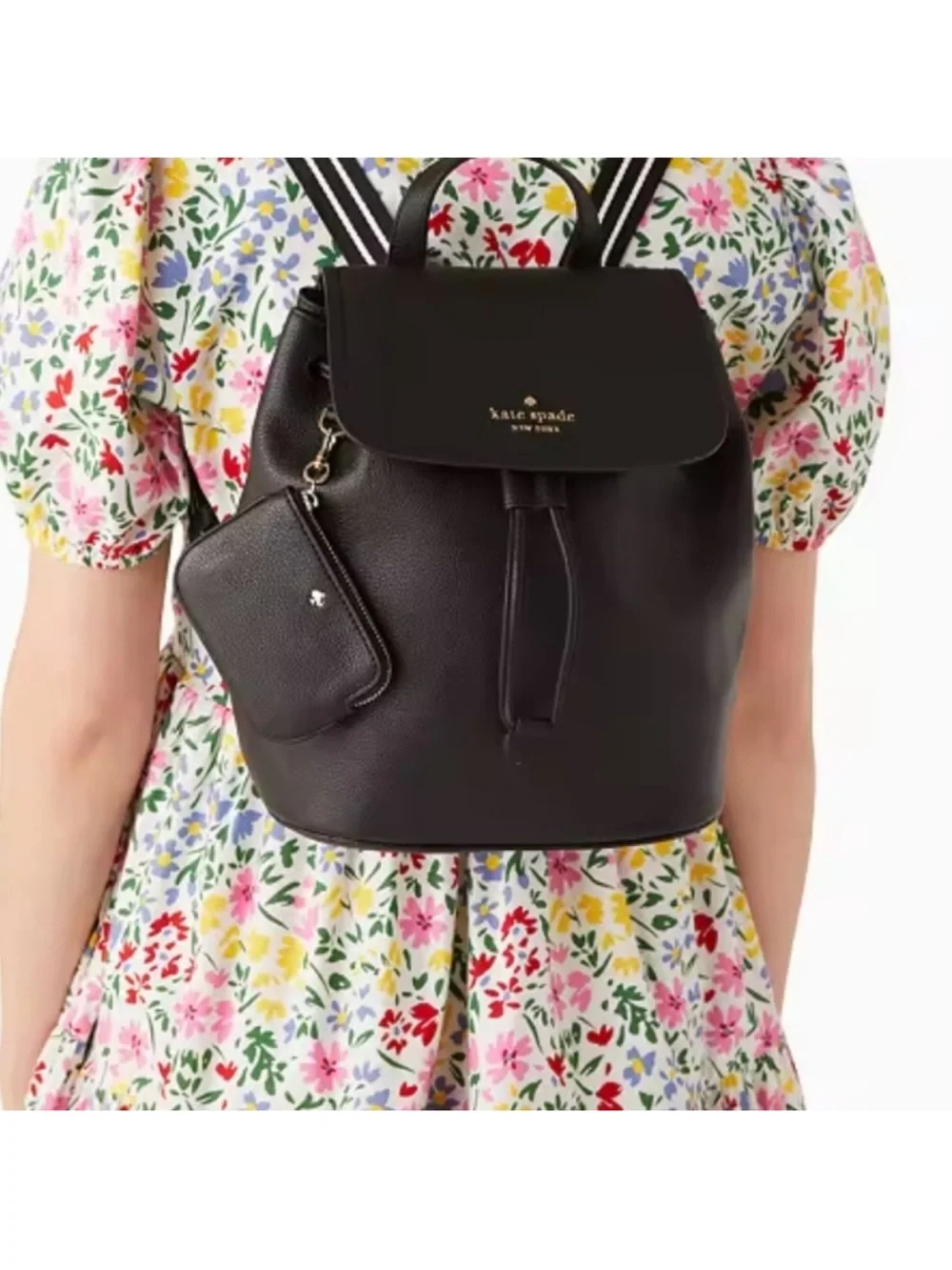 NWT Kate Spade Rosie medium leather flap backpack